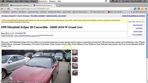 craigslist For Sale in Chicago - City Of Chicago. . Craigslist cars for sale chicago